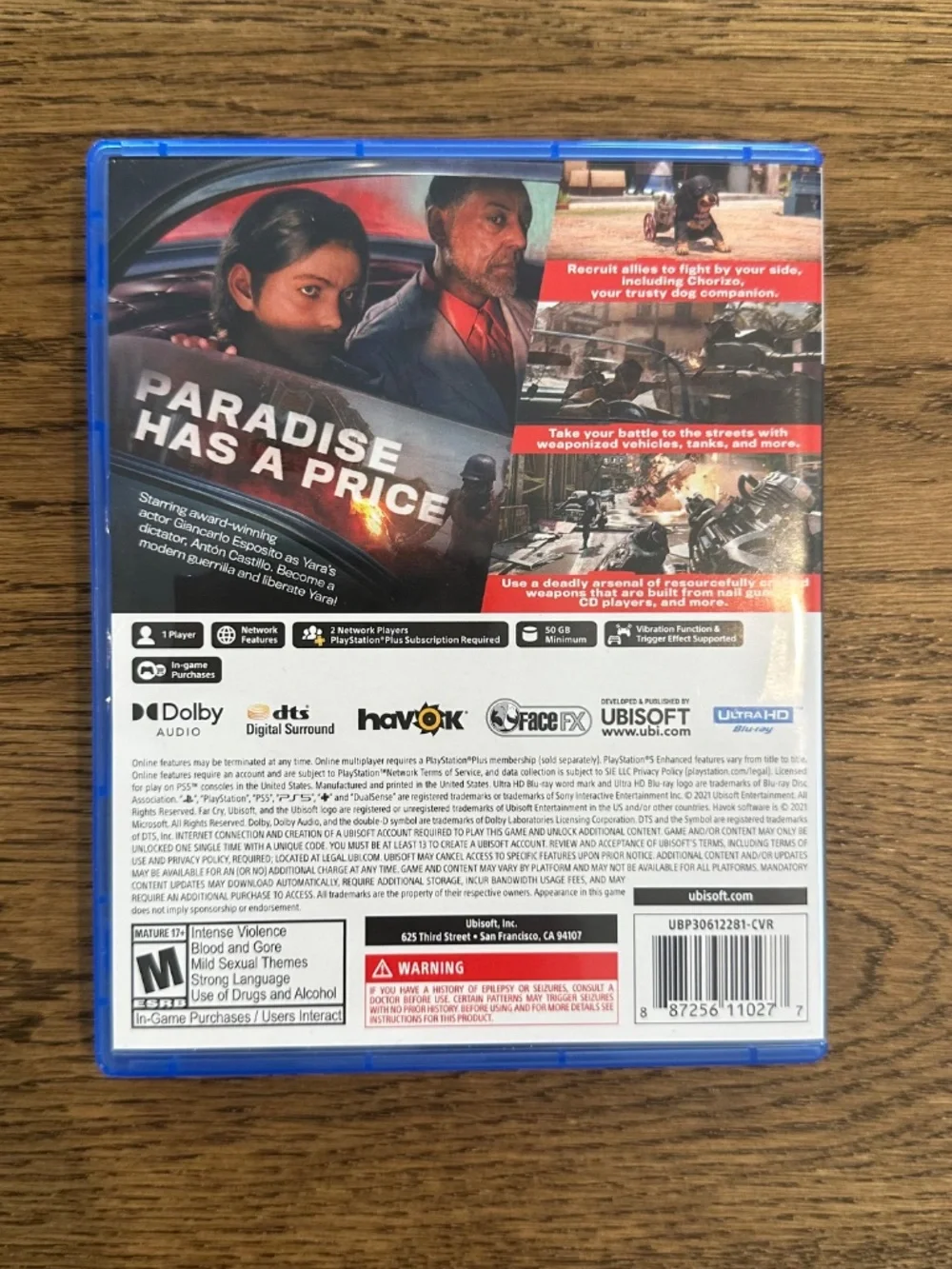 NEW PS5 Game FarCry 6 with The Libertad Pack in Box